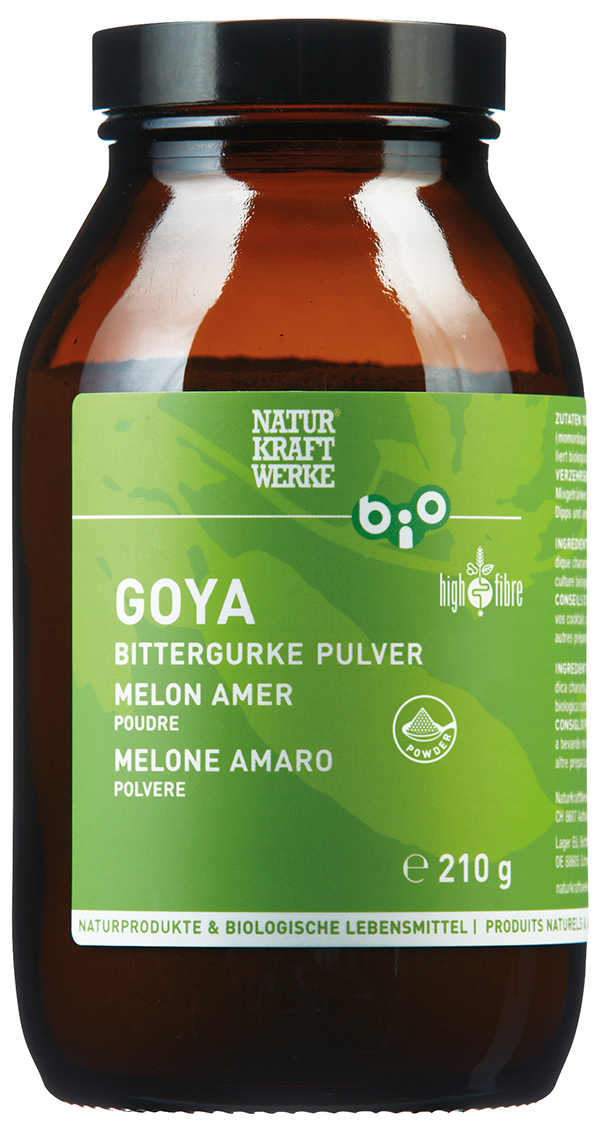Goya_Pulver_RGB Goya Bittergurkepulver 210 g BIO/kbA