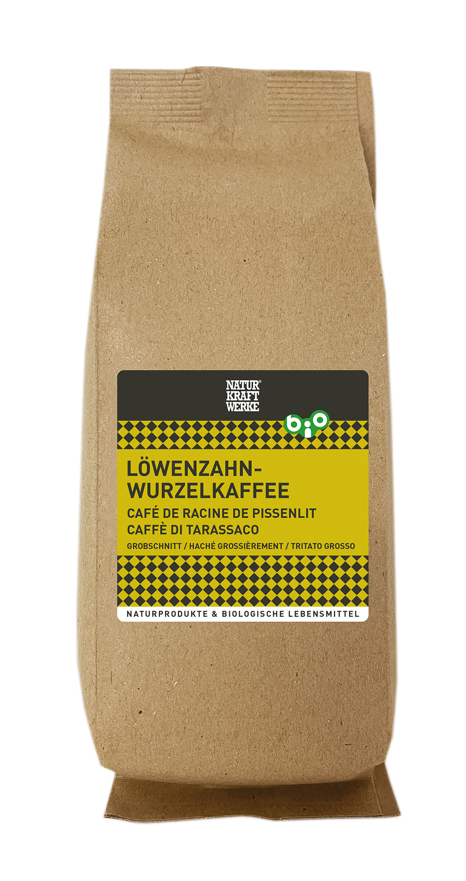 Loewenzahnwurzelkaffee_Beutel_RGB Löwenzahnwurzelkaffee Beutel 130 g BIO/kbA
