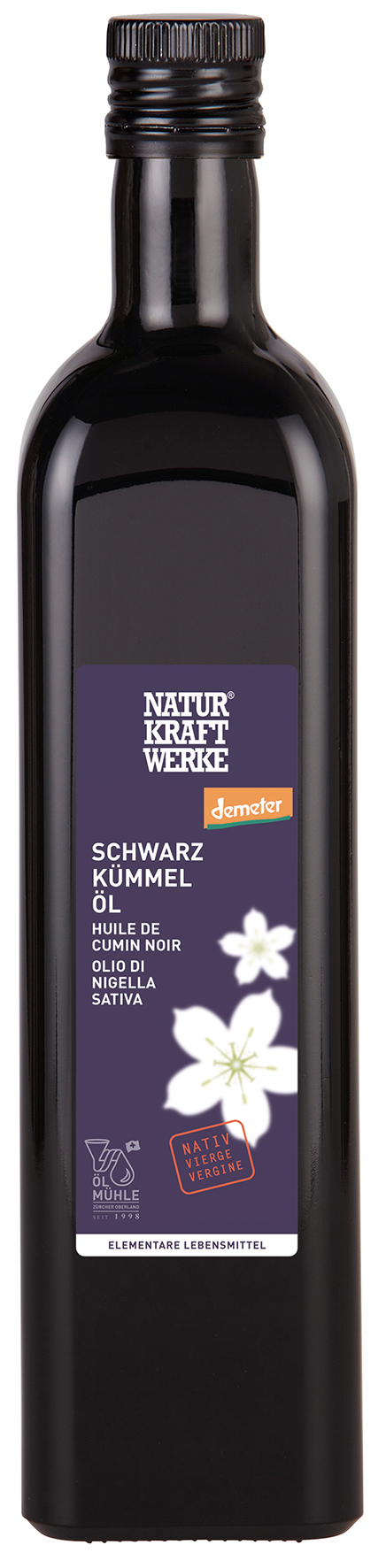 Schwarzkümmelöl nativ 1000 ml Demeter