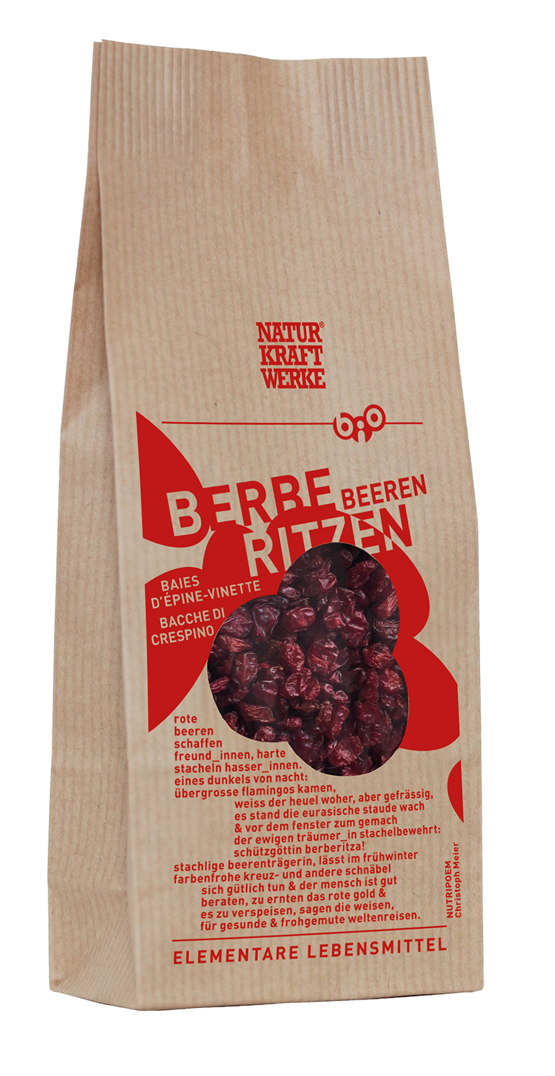 Berberitzen Beeren getrocknet 100 g BIO/kbA Berberitzen Beeren getrocknet 100 g BIO/kbA