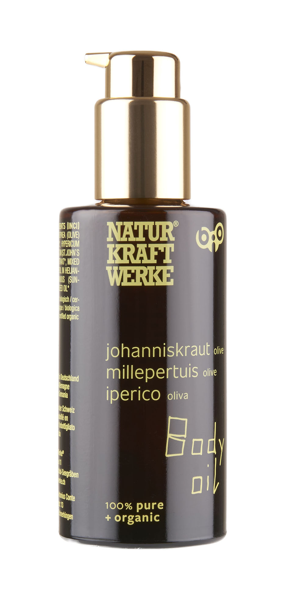 Body Oil Johanniskraut Olive 100 ml BIO/kbA